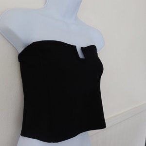 NWT ABERCROMBIE cropped strapless top